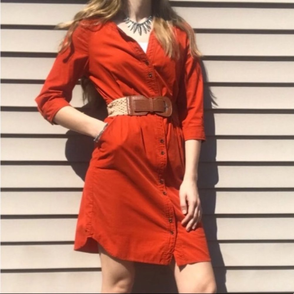 Anthropologie Maeve Corduroy Button Down